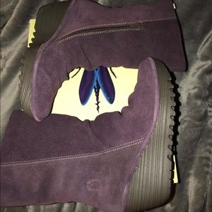 Fly London suede wedge winter boot!